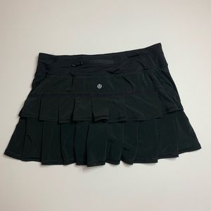 Lululemon placesetter tennis skort black